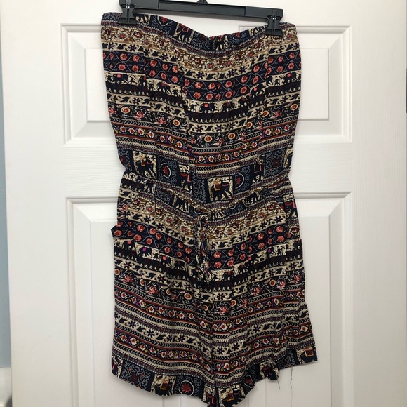Papaya Tribal Romper - L - Picture 1 of 1
